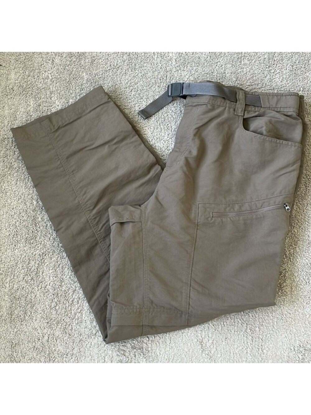 EC North Face Zip Off Hiking Pants - Taupe - Size XL - Picture 3 of 5